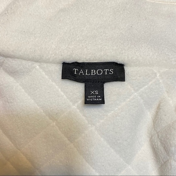 Talbots XS Quilted Fleece Jacket - Picture 7 of 9